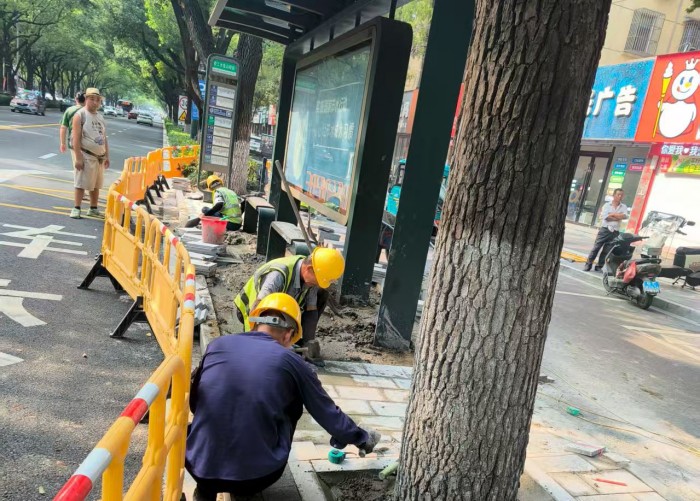 安徽马鞍山：适老化改造公交站台 精细化管理提升城市温度(图1)